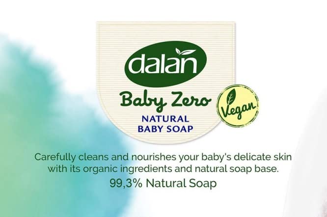 Dalan Baby Zero Natural Baby Soap Bar 3.17oz (2 Pack) - Paraben, PEG, DYE, Alcohol, SLES, SLS FREE (Aloe Vera, 2 Pack) - Image 2